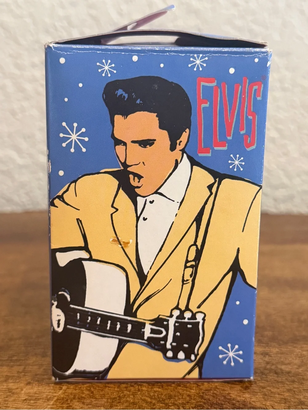 Elvis Presley Holiday Hologram Ornament Musical I'll Be Home For Christmas 2004